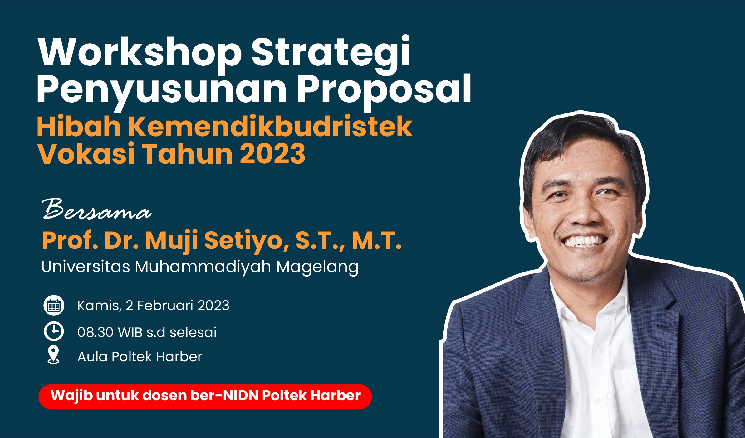 Workshop Strategi Penyusunan Proposal Hibah Vokasi Tahun 2023